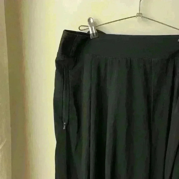 Athleta Brooklyn heights HIGH RISE PLEATED WIDE LEG PANT black womens 22 - Picture 6 of 6